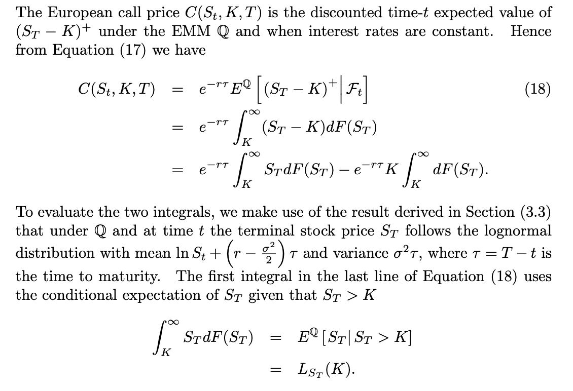 Valuing a Call